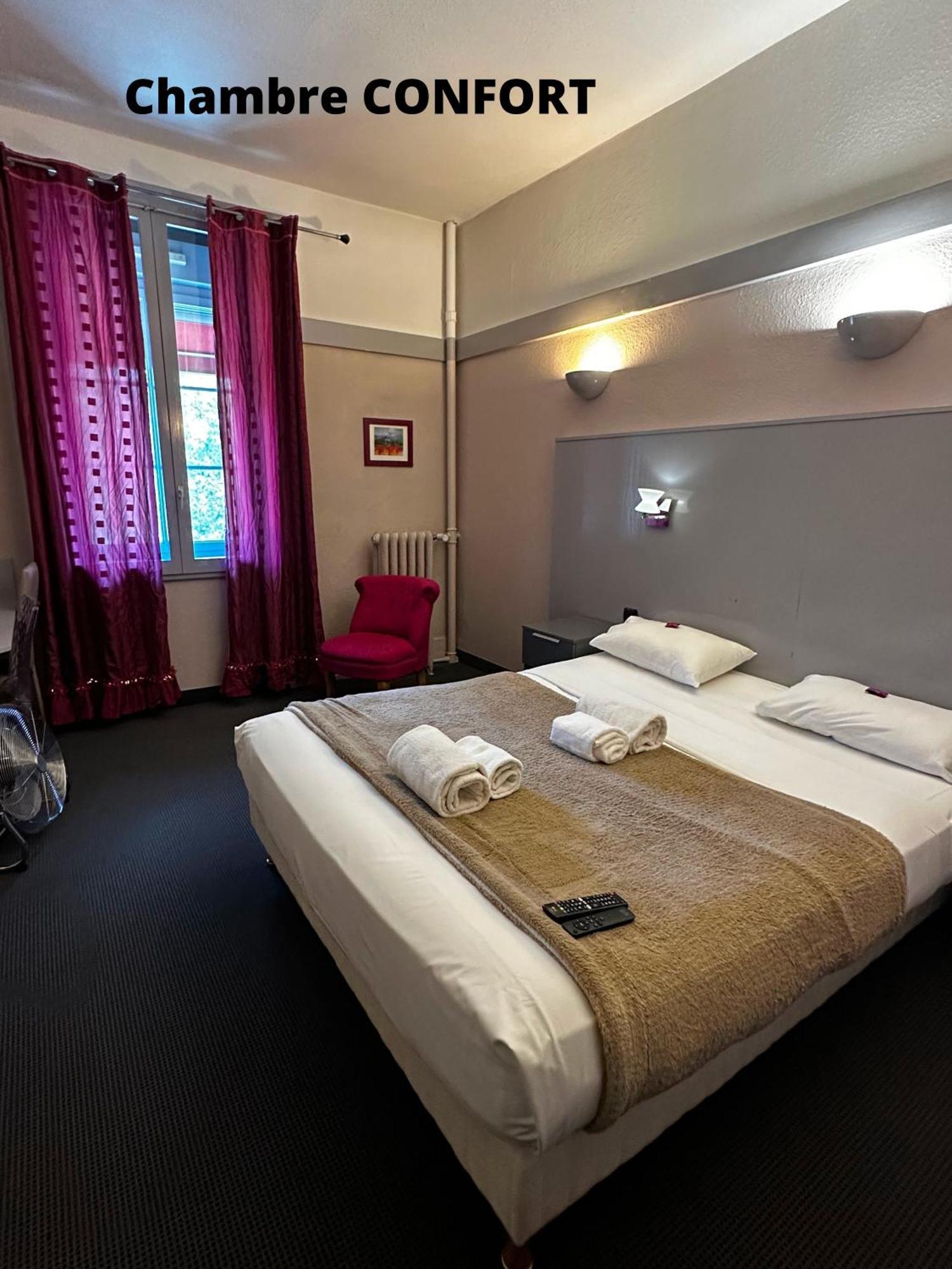Hotel Terminus - Pizzeria Pizz'A Gogo - Salle De Sport - Face A La Gare Лон-ле-Сонье Экстерьер фото